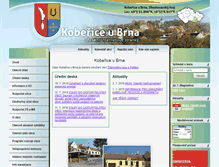 Tablet Screenshot of kobericeubrna.cz